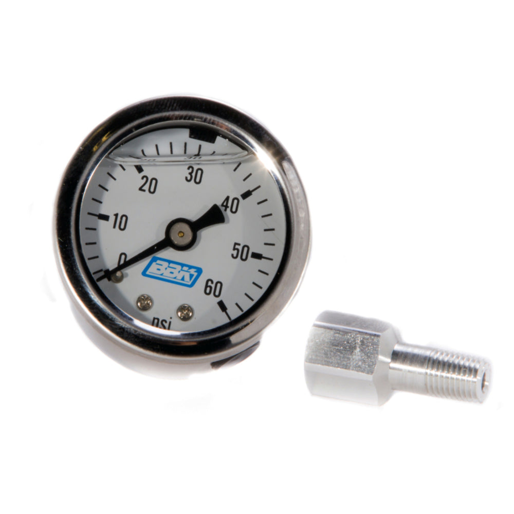 Fits 1986-1993 Mustang 5.0 Fuel Efi Pressure Gauge And Adapter 0-60 Psi-1617