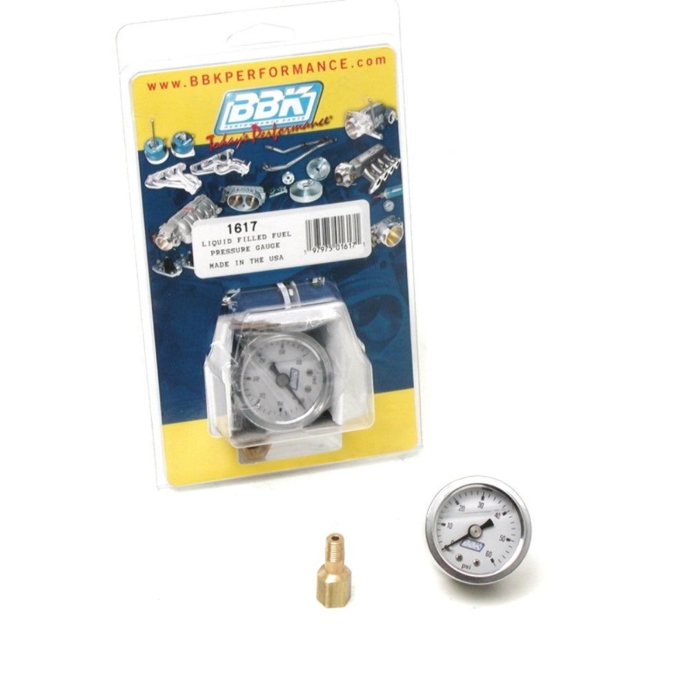 Fits 1986-1993 Mustang 5.0 Fuel Efi Pressure Gauge And Adapter 0-60 Psi-1617