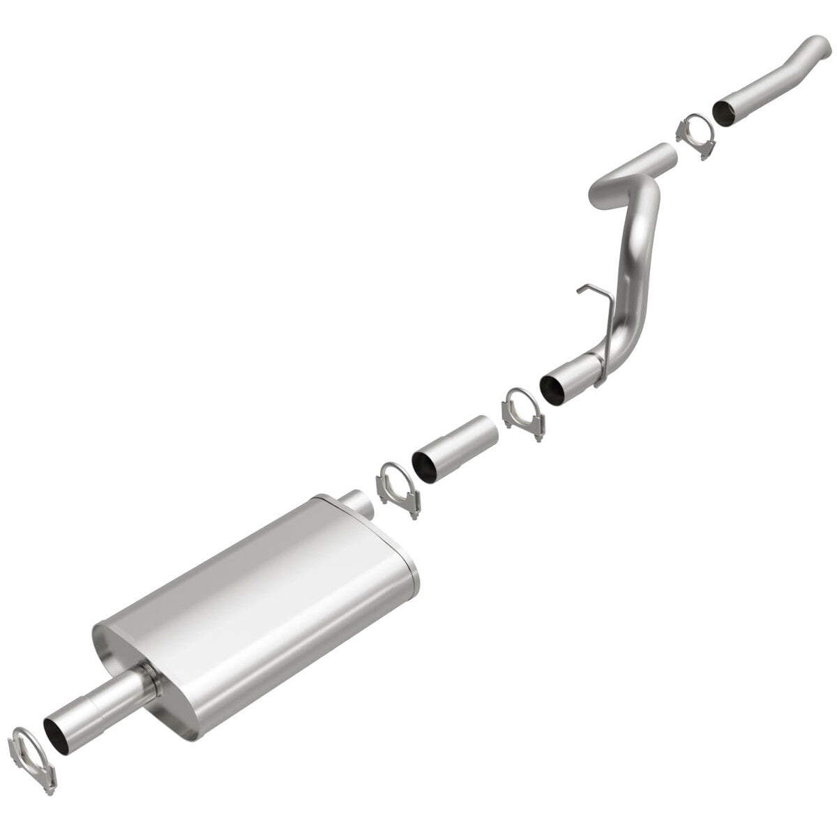 Fits 1987-1995 Jeep Direct-Fit Replacement Exhaust System 106-0721 aluminized steel