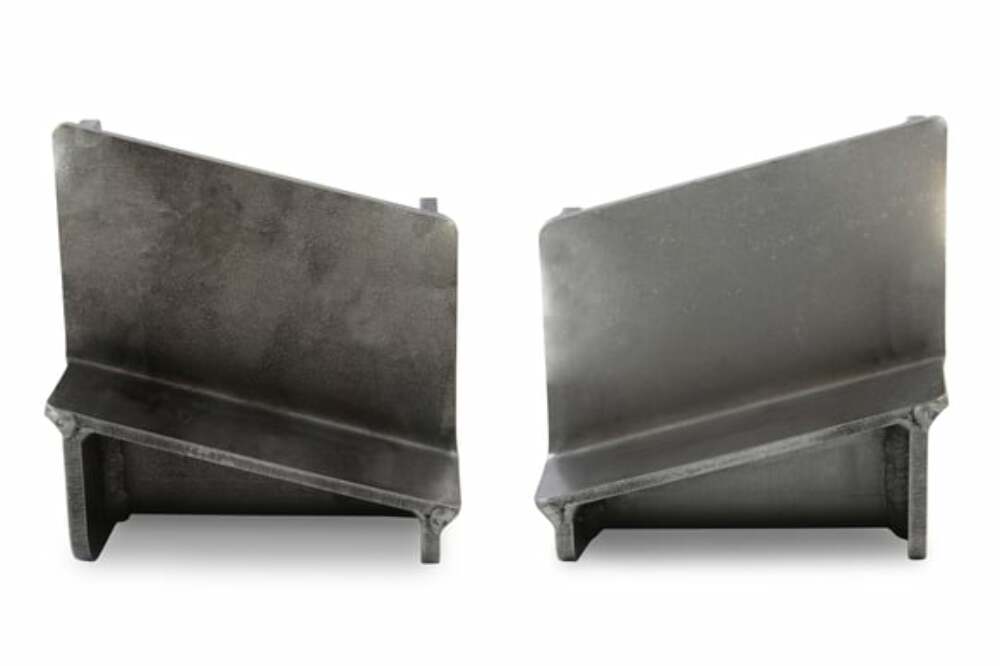 Hooker performance muffler fits-1987-1995-jeep-wrangler-gen-iii-hemi-swap-engine-mounting-brackets-bhs523
