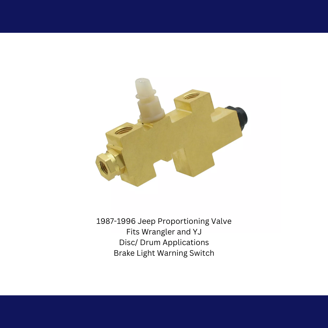 1987-1996 Jeep Proportioning Valve PV8796J Brakes MBM