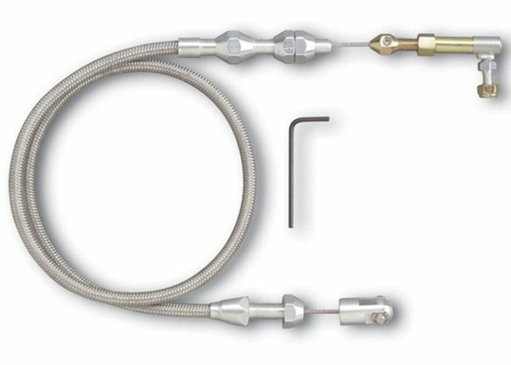 1987 Blazer Lokar Universal Throttle Cable Assembly-24" stainless steel aluminum TCAU024STAINLESS