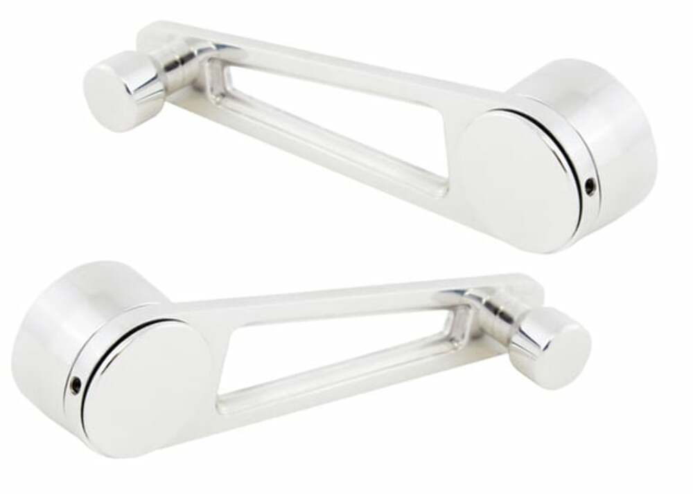 1987 Chevrolet Blazer; Billet Window Handle - Polished - Pair BWH87PL