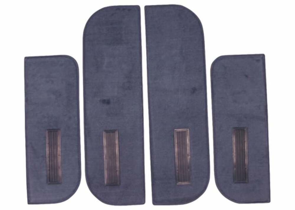 t Fits 1987 Chevrolet Blazer; Door Panel Carpet Set - Black CDP75PUBLACK Brothers Trucks