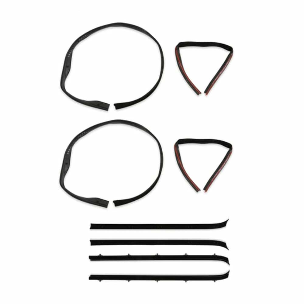 1989-1991 Chevrolet R1500 Suburban; Window Channel Set - Front Door