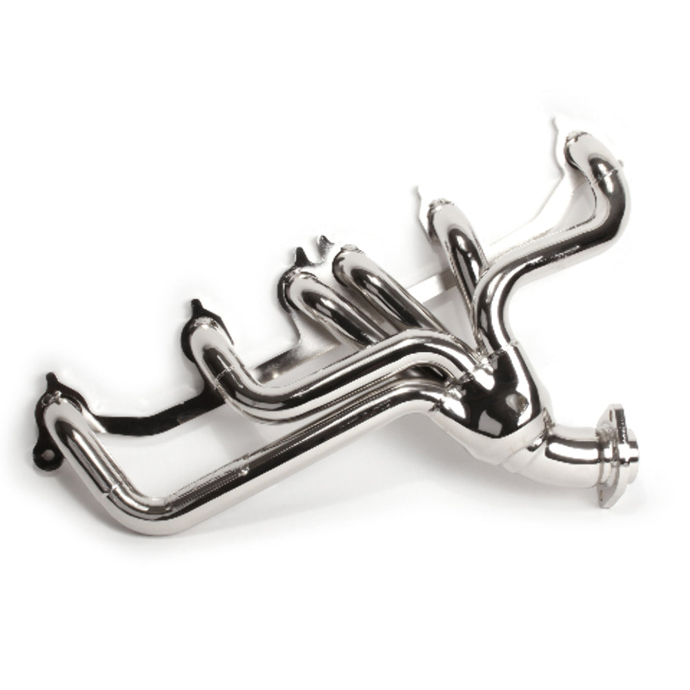 Fits 1991-1999 Jeep 4.0L 1-1/2 Shorty Exhaust Header (Titanium Ceramic)-4052 for 1991-1999 Jeep Wrangler ceramic coated polished