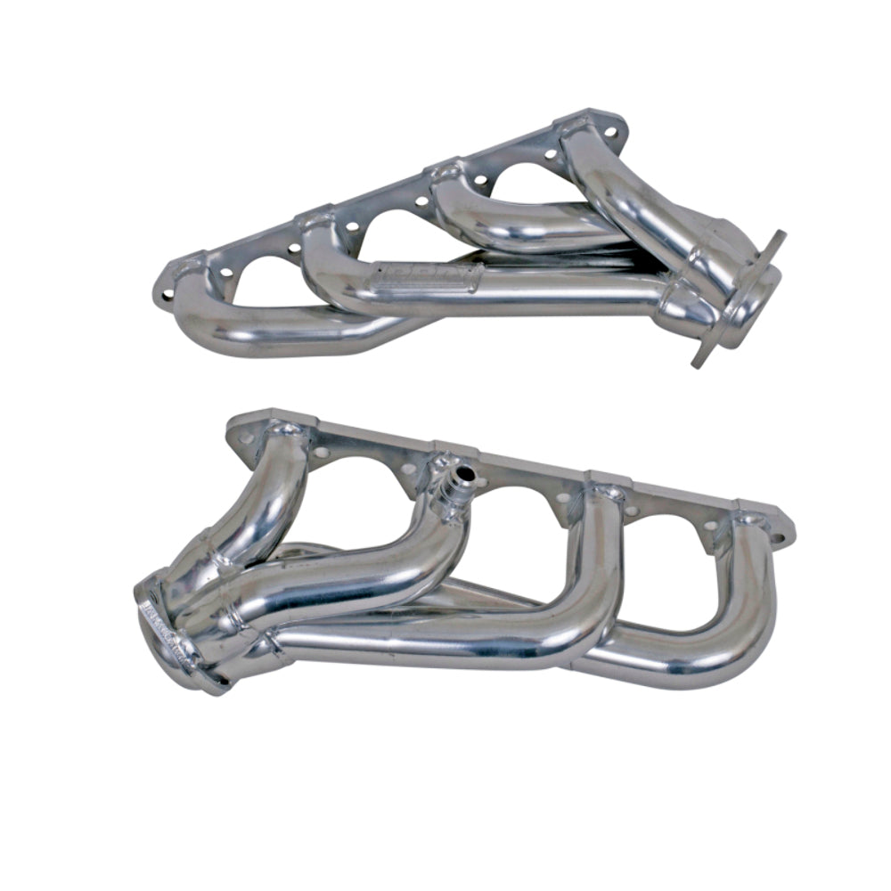 t Fits 1994-1995 Mustang 5.0 1-5/8 Shorty Un Equal Length Headers-Silver-15250 BBK Performance