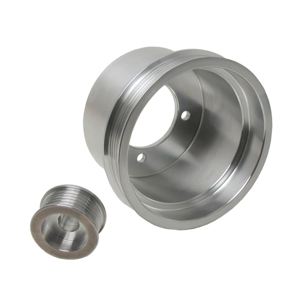 Fits 1994-1998 Mustang 3.8L V6 Underdrive Pulley Kit (Billet Aluminum)-1619