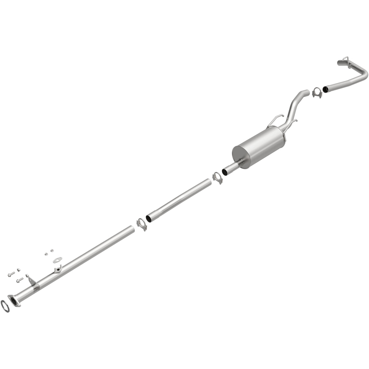 Fits 1995-1997 Toyota Tacoma 2.4L Direct-Fit Replacement Exhaust System 106-0523 aluminized steel