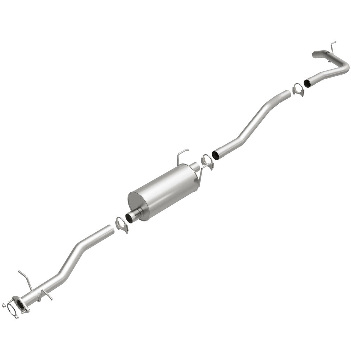 Fits 1995-1998 Toyota T100 3.4L Direct-Fit Replacement Exhaust System 106-0147 aluminized steel