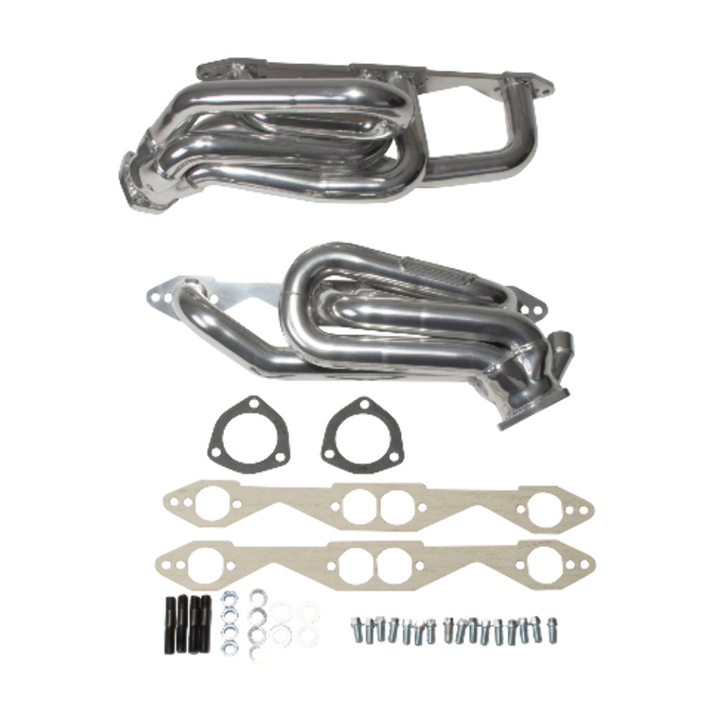 Fits 1996-1999 Chevrolet/GM Truck Suv 5.0/5.7L 1-5/8 Shorty Exhaust Header-40070 for 1996-1999 Chevy ceramic coated polished