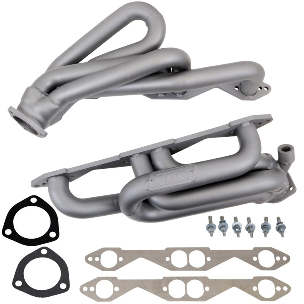Fits 1996-1999 Chevrolet/GM Truck Suv 5.0/5.7L 1-5/8 Shorty Exhaust Headers-4007 for 1996-1999 Chevy ceramic coated polished