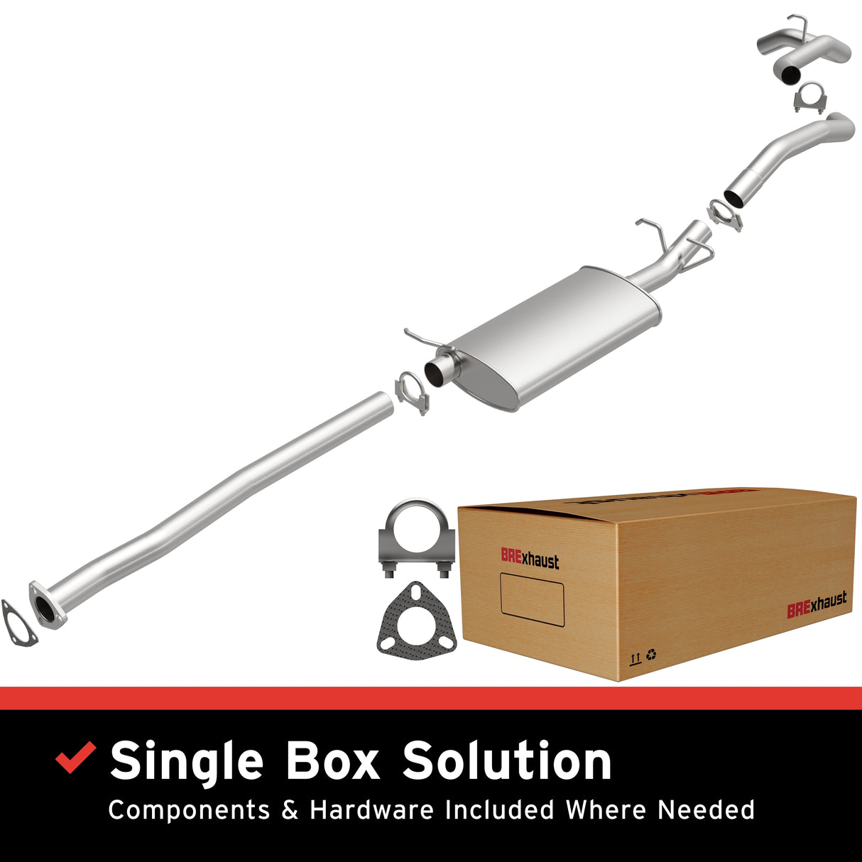 t Fits 1996-2000 Chevrolet S10 Direct-Fit Replacement Exhaust System 106-0422 Brexhaust