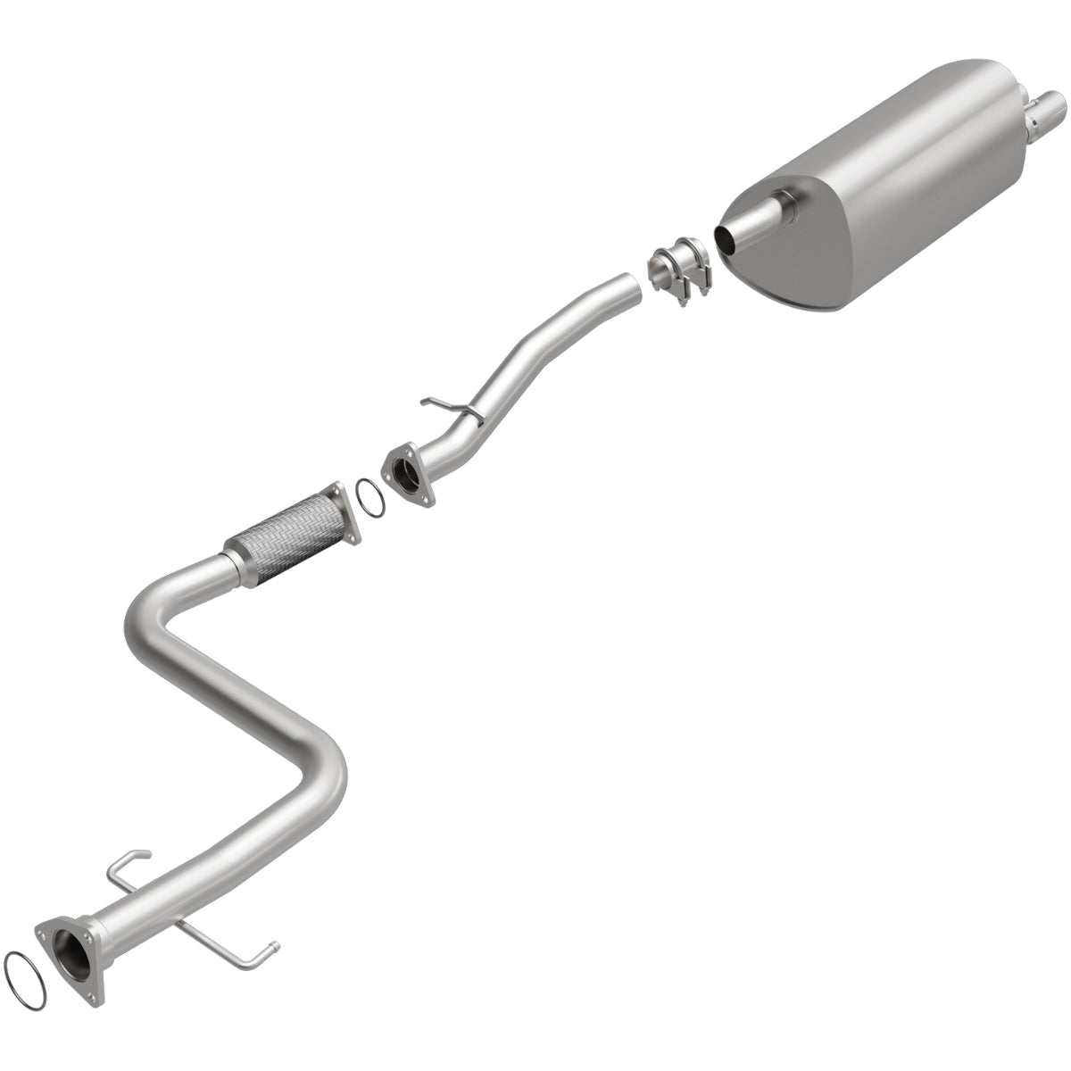Fits 1996-2004 Acura RL 3.5L Direct-Fit Replacement Exhaust System 106-0297 aluminized steel