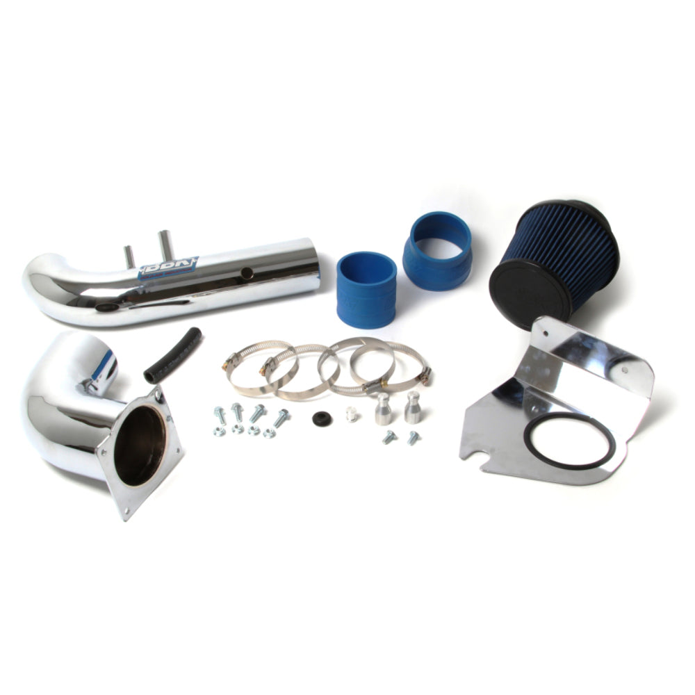 Fits 1996-2004 Ford Mustang 4.6L GT Cold Air Intake-Fenderwell Style-Chrome-1718