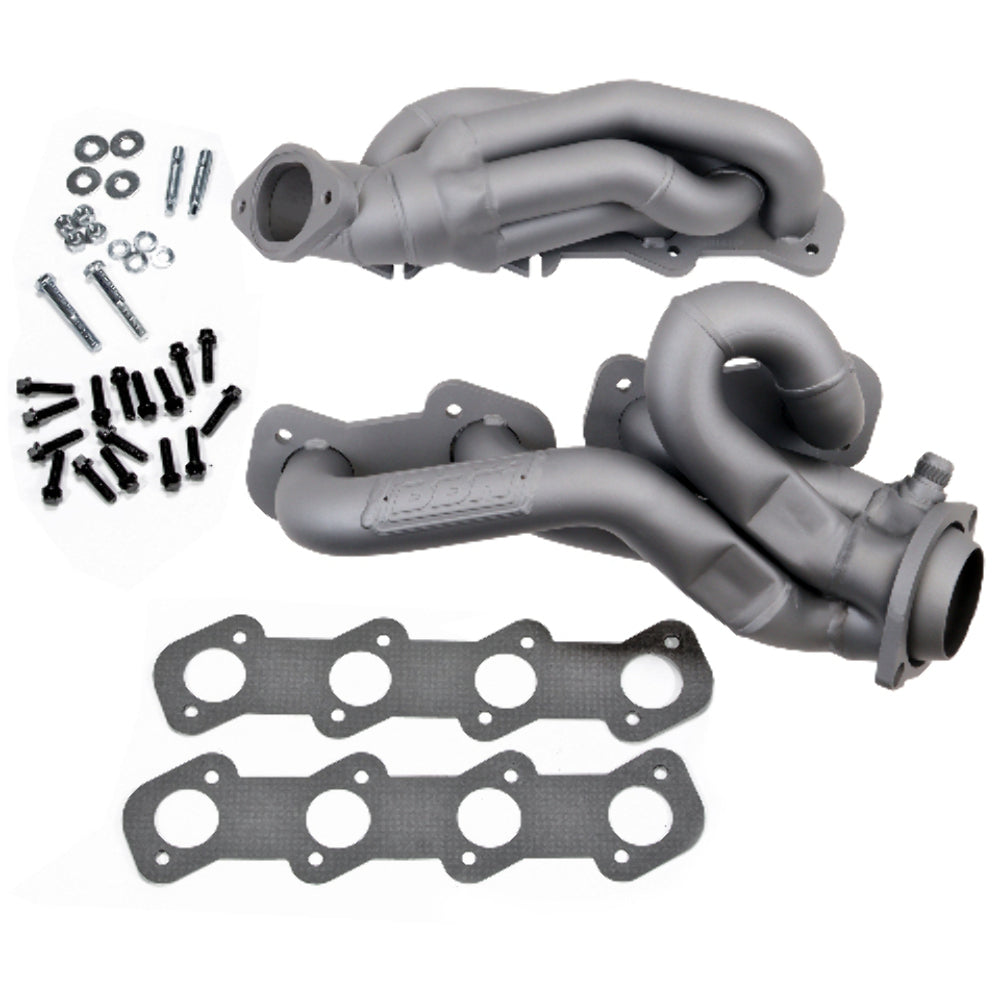 Fits 1996-2004 Mustang GT 1-5/8 Shorty Tuned Length Exhaust Headers-1615 ceramic coated polished