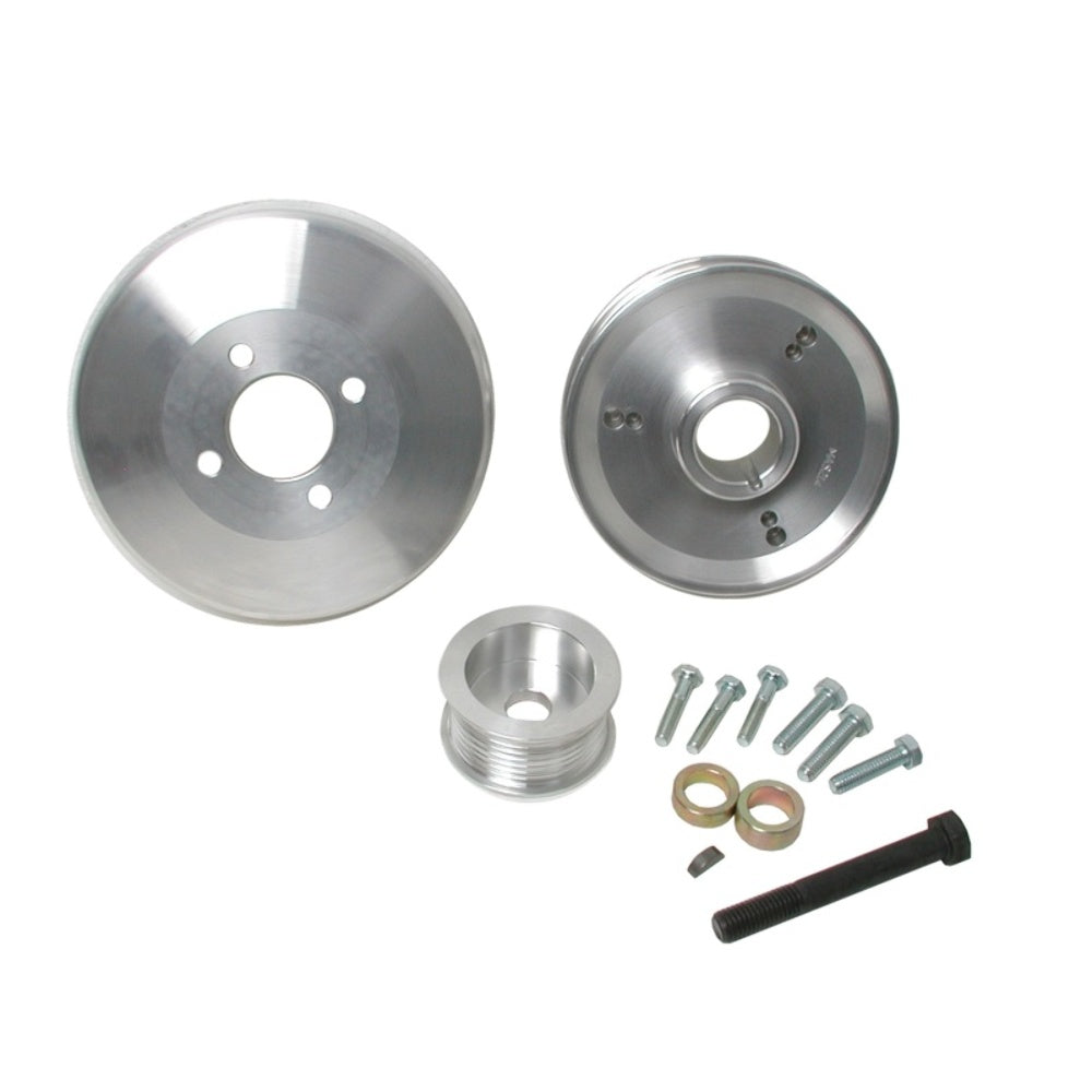 Fits 1997-04 Ford 4.6L/F-Series/Exped 3 Pc Performance Under Drive Pulley-15550 for 1997-1904 Ford