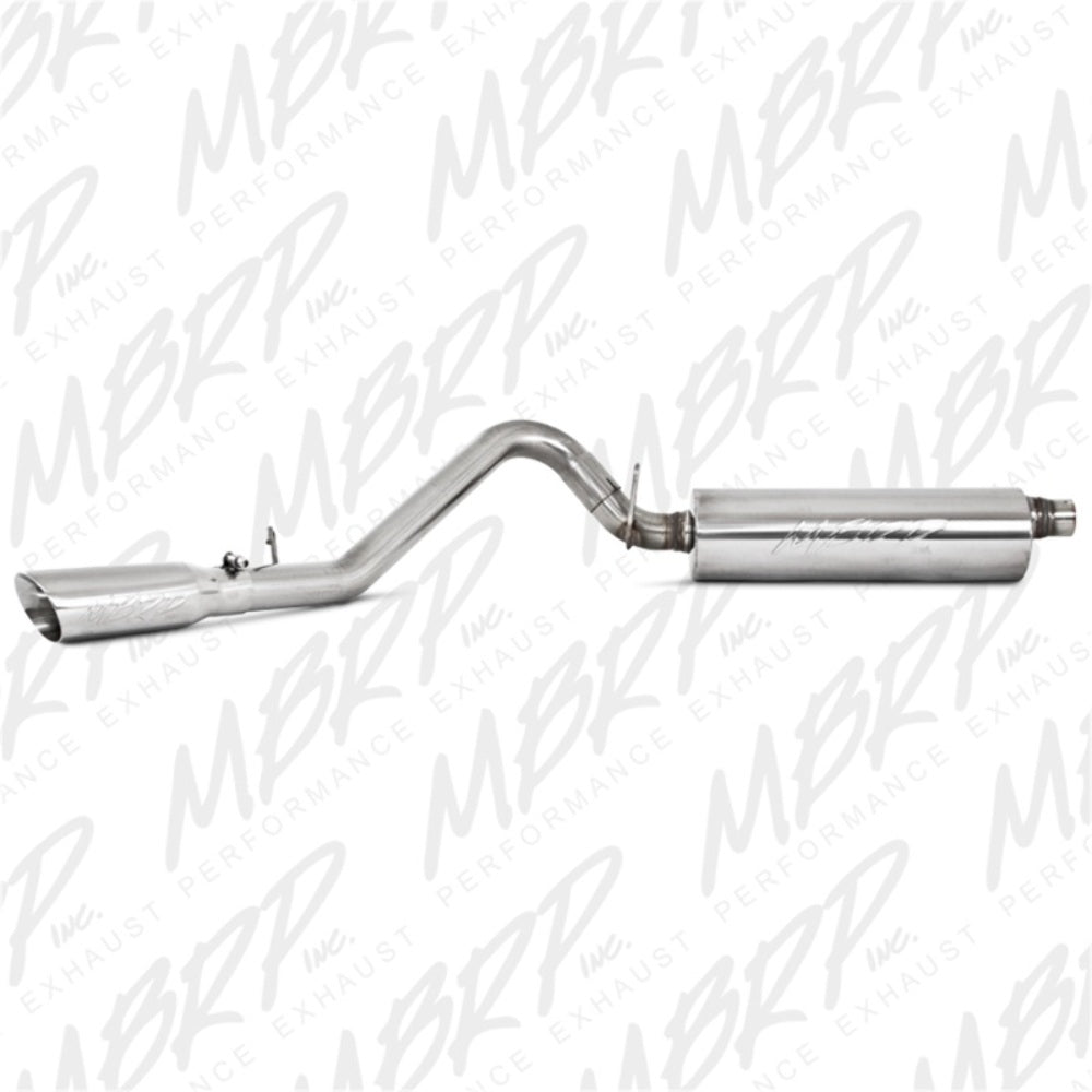 MBRP cat-back exhaust system fits 1997-1999 Jeep single side exit Armor Plus Series T409 stainless steel S5512409 2 inch inlet/outlet