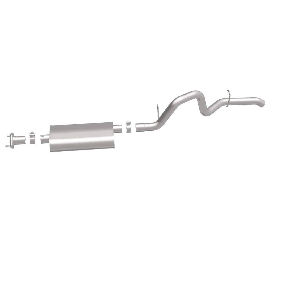Fits 1997-2006 Jeep Wrangler Stainless Direct-Fit Replacement Exhaust 116-0002 stainless steel