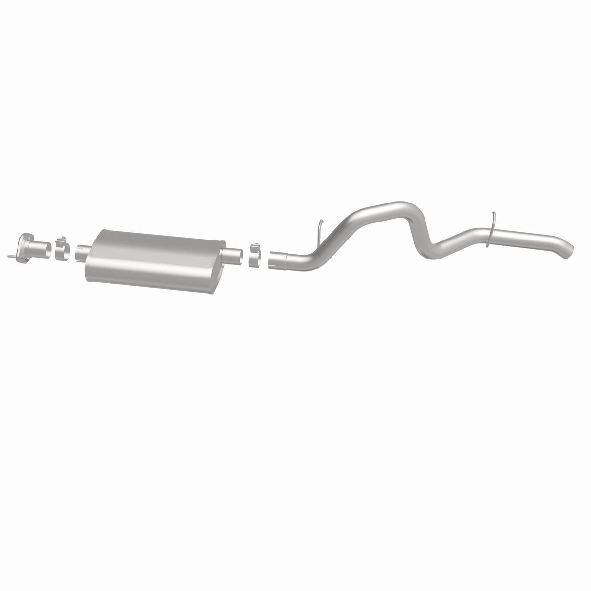 Fits 1997-2006 Jeep Wrangler Stainless Direct-Fit Replacement Exhaust 116-0002 stainless steel
