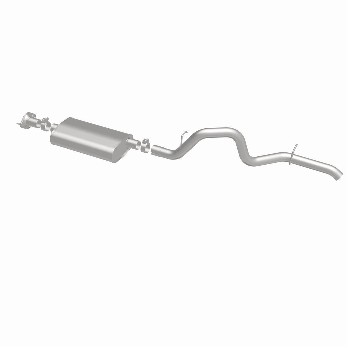 Fits 1997-2006 Jeep Wrangler Stainless Direct-Fit Replacement Exhaust 116-0002 stainless steel