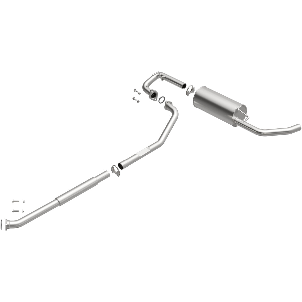 Fits 1998-2000 Toyota RAV4 2.0L Direct-Fit Replacement Exhaust System 106-0409 aluminized steel