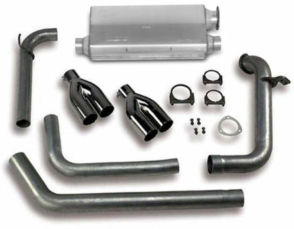 Hooker Super Competition Fits 1998-2002 Chevrolet Camaro; Cat-Back Exhaust System - 16811HKR for 1998-2002 Chevy Firebird polished aluminum