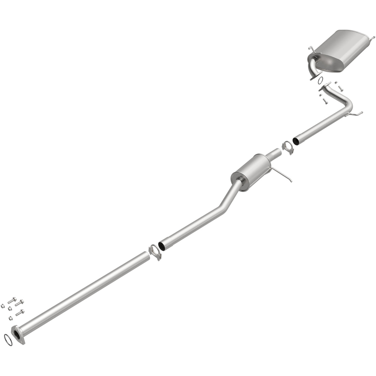 Fits 1998-2002 Honda Accord 2.3L Direct-Fit Replacement Exhaust System 106-0096 aluminized steel