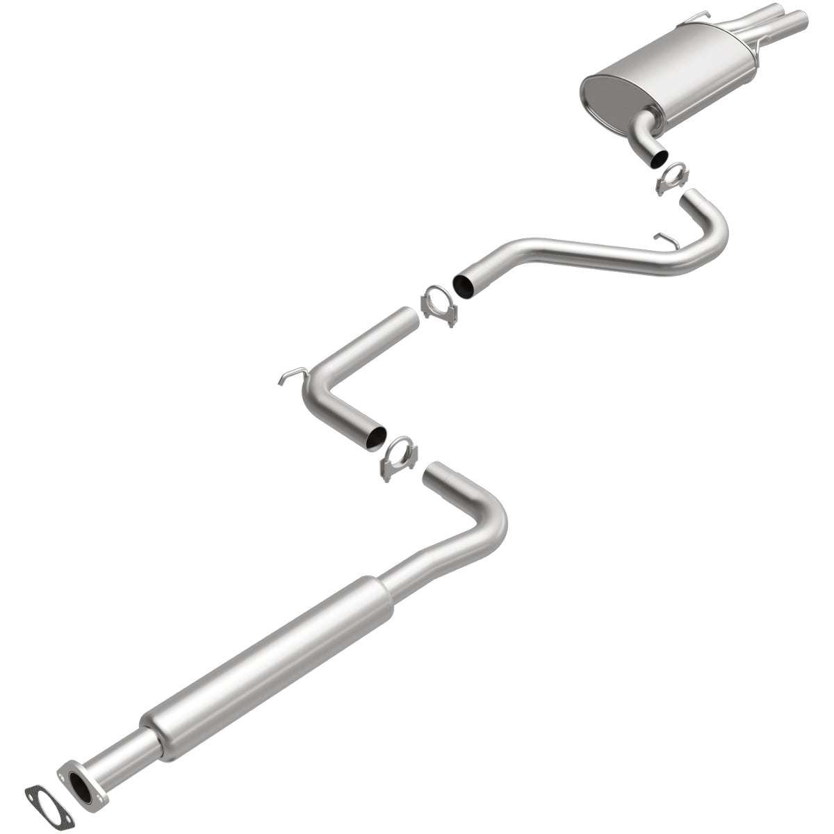 Fits 1998-2002 Oldsmobile Intrigue Direct-Fit Replacement Exhaust 106-0667 aluminized steel
