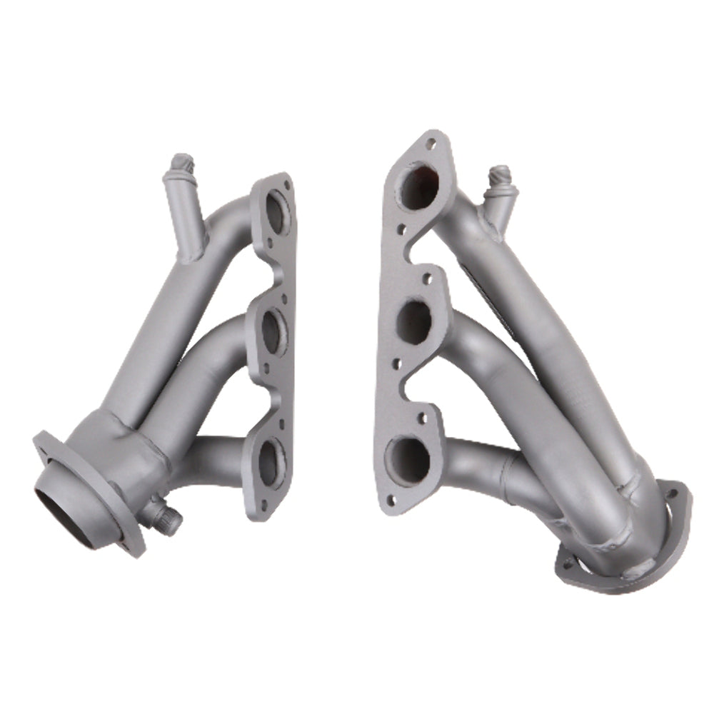 Fits 1999-04 Mustang 3.8L 3.9L V6 1-5/8 Shorty Headers (Titanium Ceramic)-4008 for 1999-1904 Mustang ceramic coated polished
