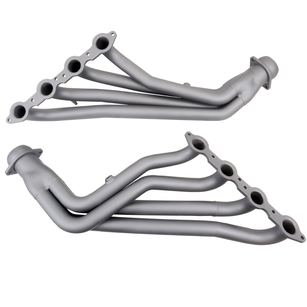 Fits 1999-2002 GM Full Size Truck 1-3/4 Long Tube Exhaust Headers & Y Pipe-1614 for 1999-2002 GMC Silverado chrome