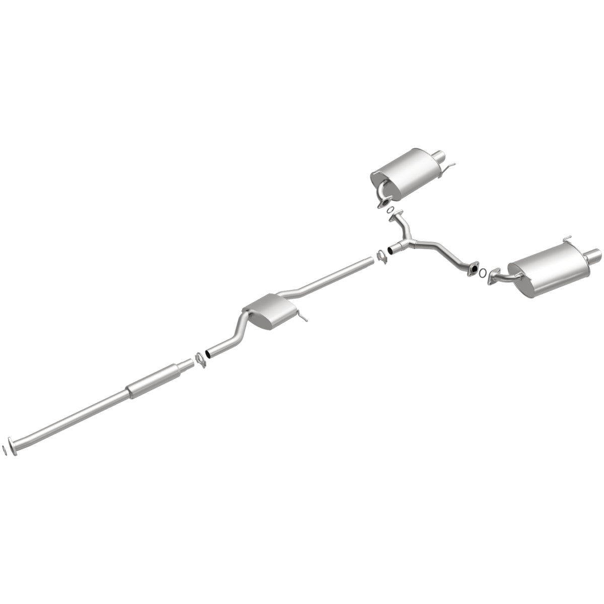 Fits 1999-2003 Acura Direct-Fit Replacement Exhaust System 106-0307 aluminized steel
