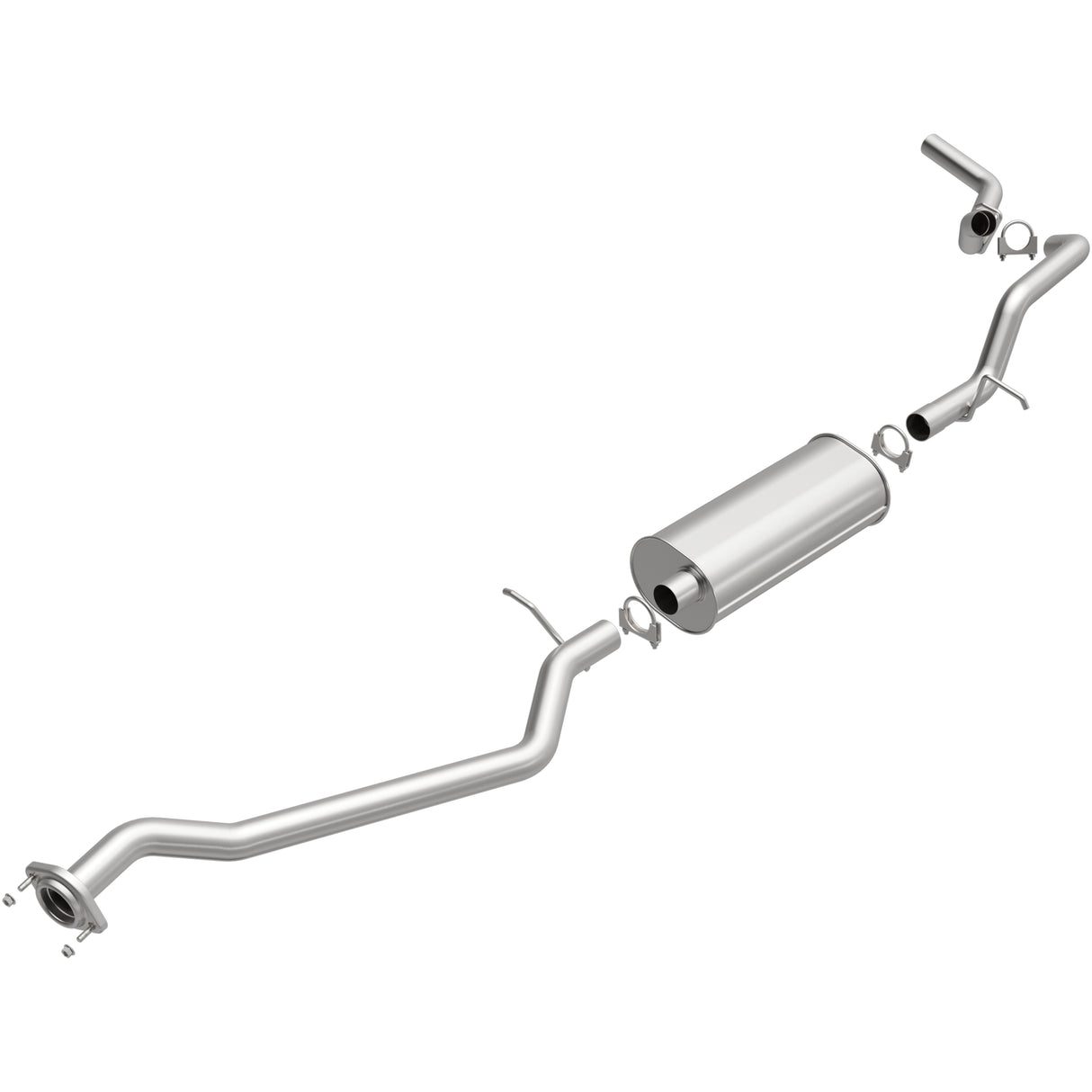 Fits 1999-2006 GMC Sierra 1500 Direct-Fit Replacement Exhaust System 106-0509 aluminized steel