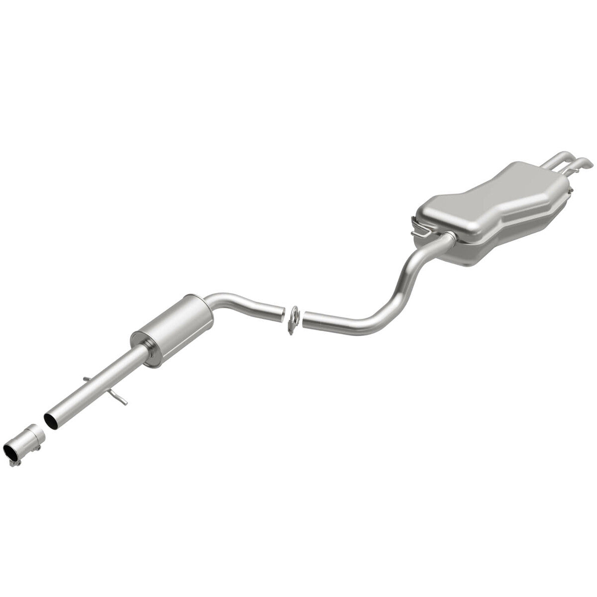Fits 1999-2009 Volkswagen Direct-Fit Replacement Exhaust System 106-0187 for 1999-2009 VW Jetta aluminized steel