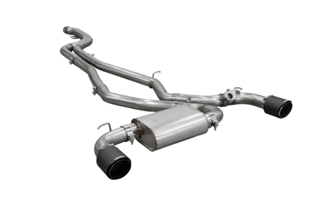 MBRP cat-back exhaust system dual rear exit Armor Pro Series T304 stainless steel carbon fiber tip S43003CF