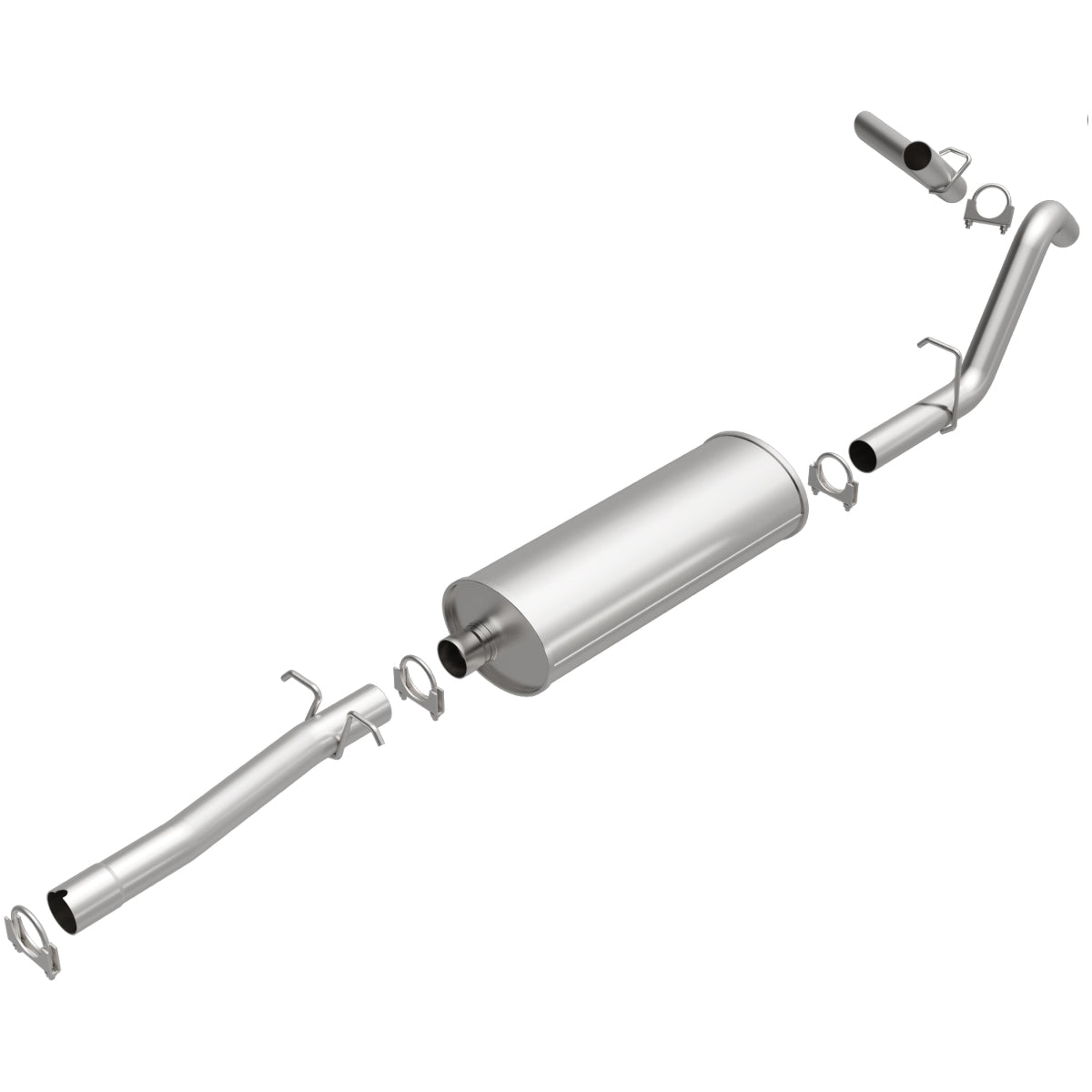 Fits 2000-2003 Dodge Dakota 3.9L Direct-Fit Replacement Exhaust System 106-0623 aluminized steel