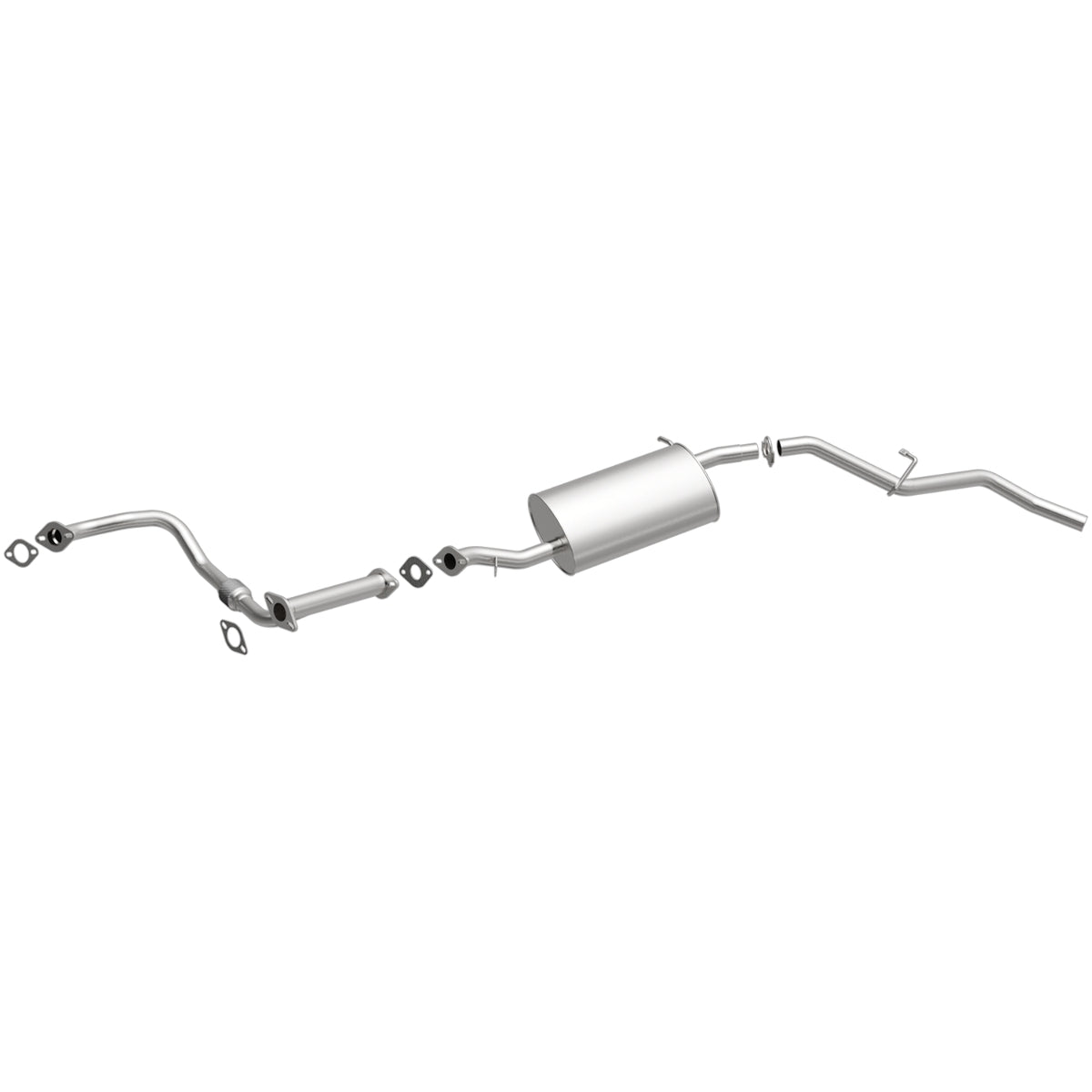 Fits 2000-2004 Nissan Xterra 3.3L Direct-Fit Replacement Exhaust System 106-0108 aluminized steel