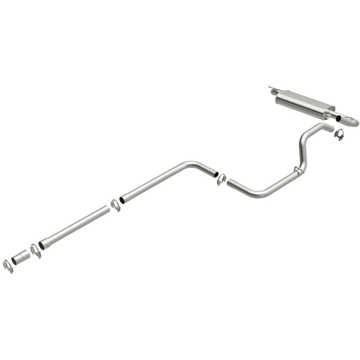 Fits 2000-2005 Dodge Neon Direct-Fit Replacement Exhaust System 106-0118 aluminized steel
