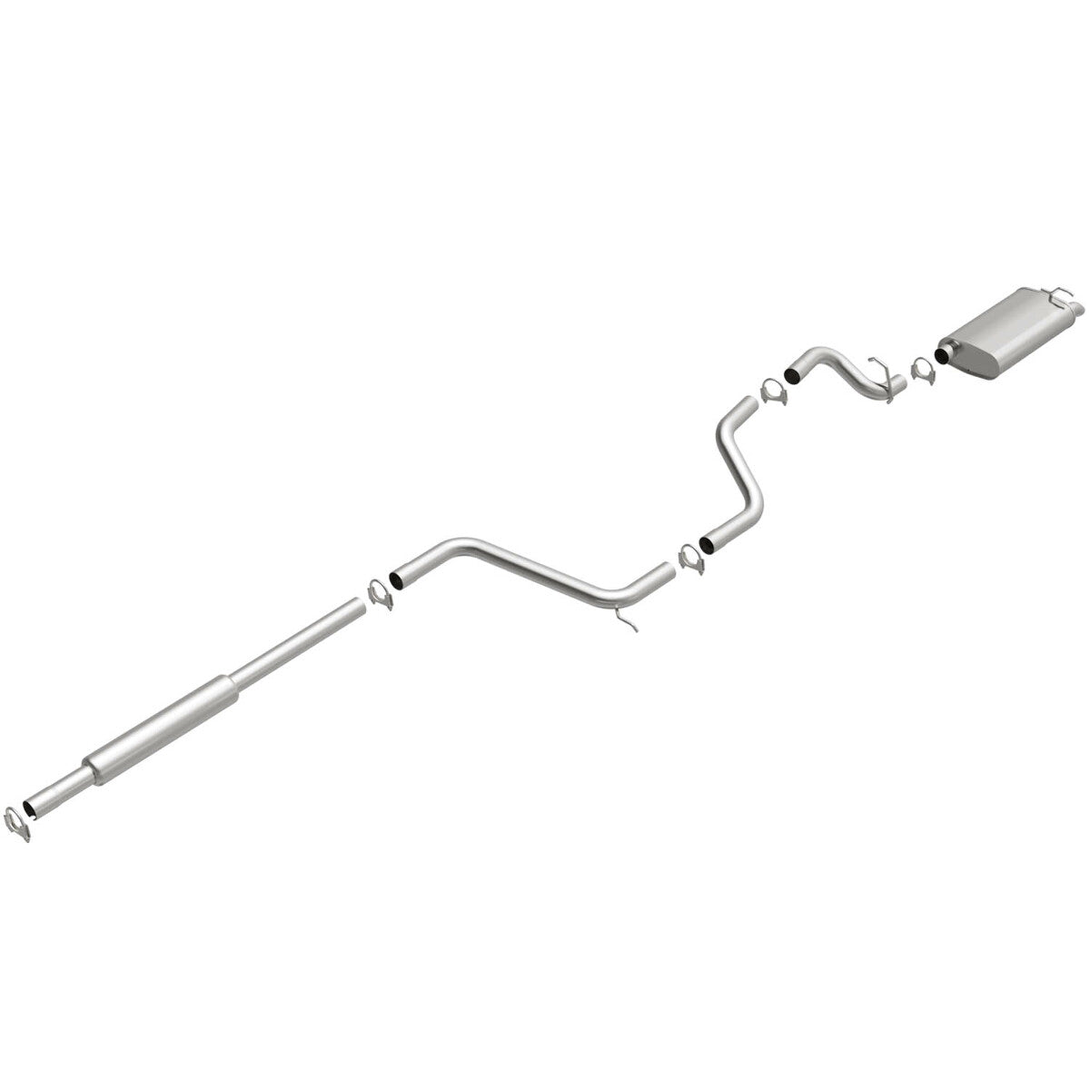 Fits 2000-2005 Ford Taurus Direct-Fit Replacement Exhaust System 106-0073 aluminized steel