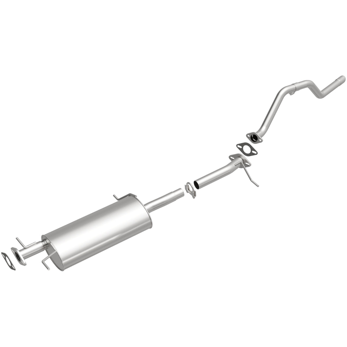 Fits 2001-2002 Kia Sportage 2.0L Direct-Fit Replacement Exhaust System 106-0403 aluminized steel