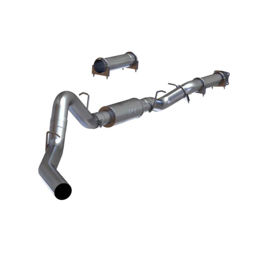 MBRP cat-back exhaust system fits 2001-2005 Chevy Silverado 3500 single side exit aluminized steel S6000P 4 inch inlet/outlet