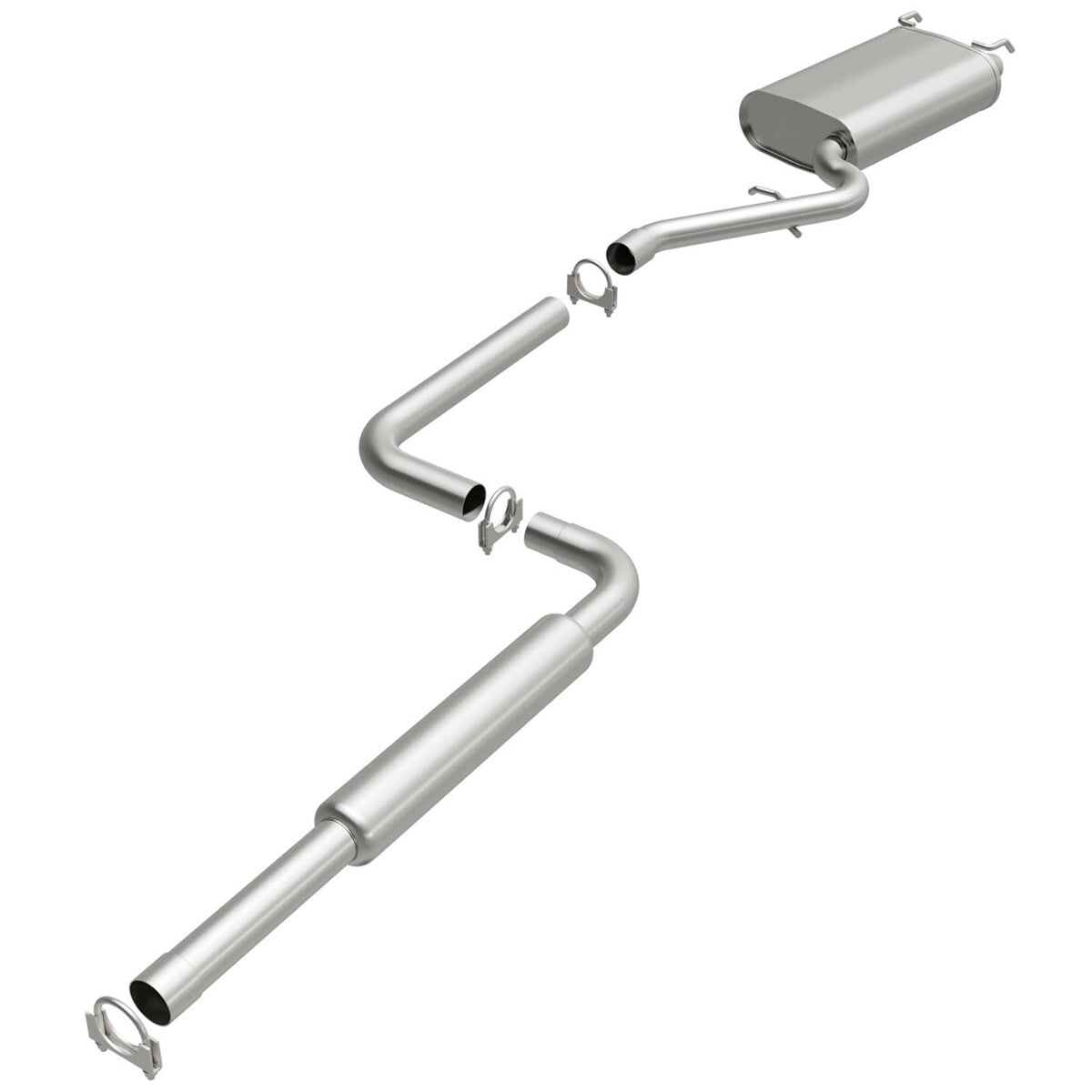 Fits 2001-2006 Chrysler Sebring Direct-Fit Replacement Exhaust System 106-0109 aluminized steel