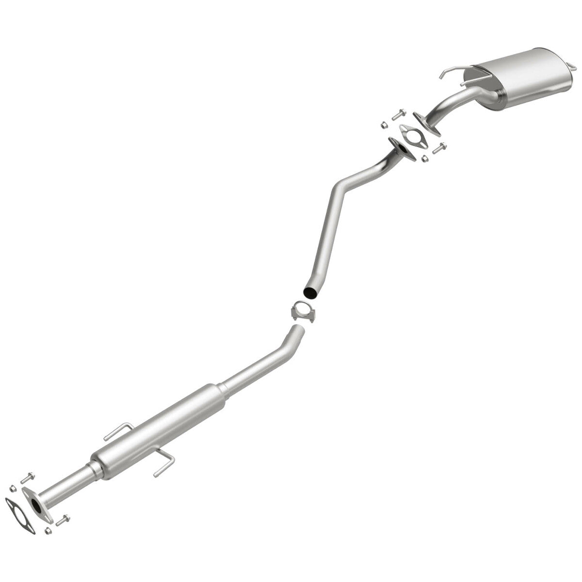Fits 2001-2006 Hyundai Elantra 2.0L Direct-Fit Replacement Exhaust 106-0399 aluminized steel