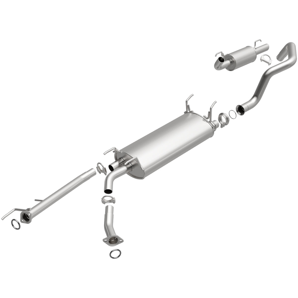 Fits 2001-2007 Toyota Sequoia 4.7L Direct-Fit Replacement Exhaust 106-0177 aluminized steel