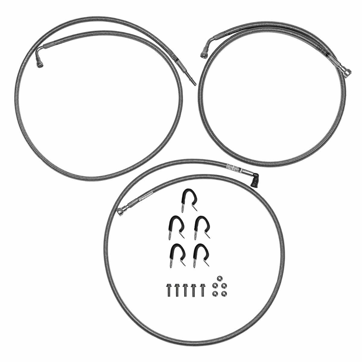t Fits 2002-05 Buick Rendezvous w/ 3.4L V6 Quick Fix Fuel Hose Kit; Braided QFF0025SS Fine Lines