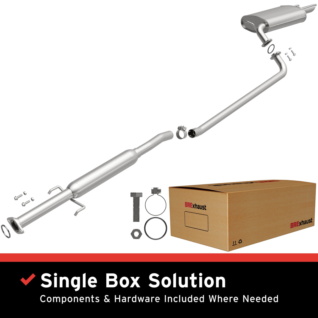 Fits 2002-2003 Lexus ES300 S/S Direct-Fit Replacement Exhaust System 116-0274 stainless steel