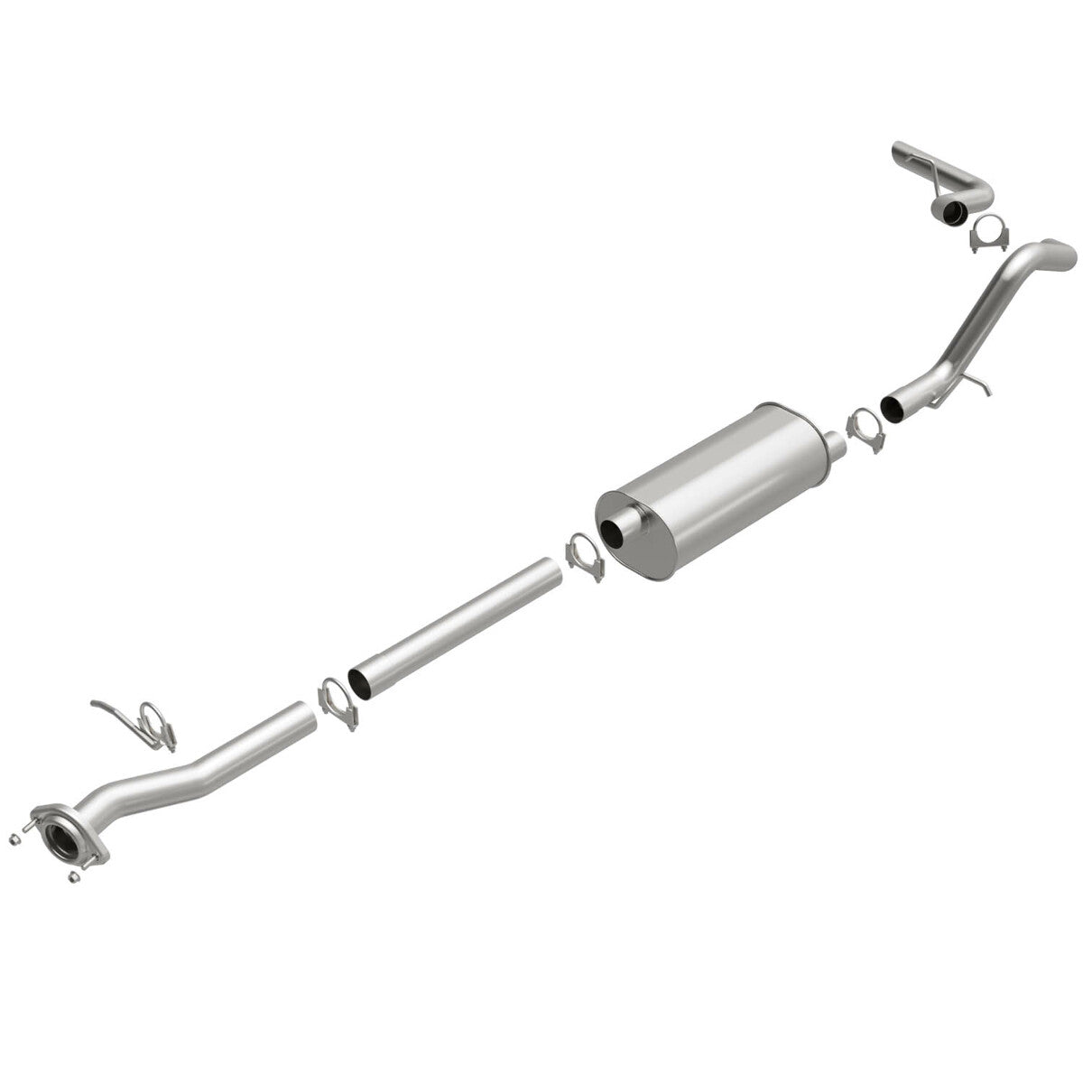 Fits 2002-2006 Chevy Avalanche 1500 Direct-Fit Replacement Exhaust 106-0011 steel