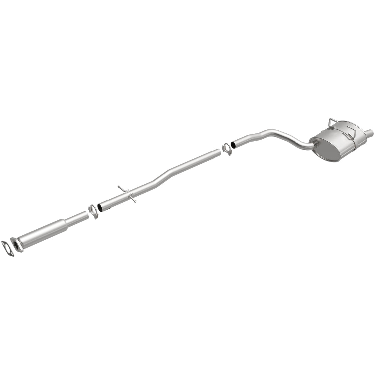 Fits 2002-2008 Mini Cooper 1.6L Direct-Fit Replacement Exhaust System 106-0242 aluminized steel