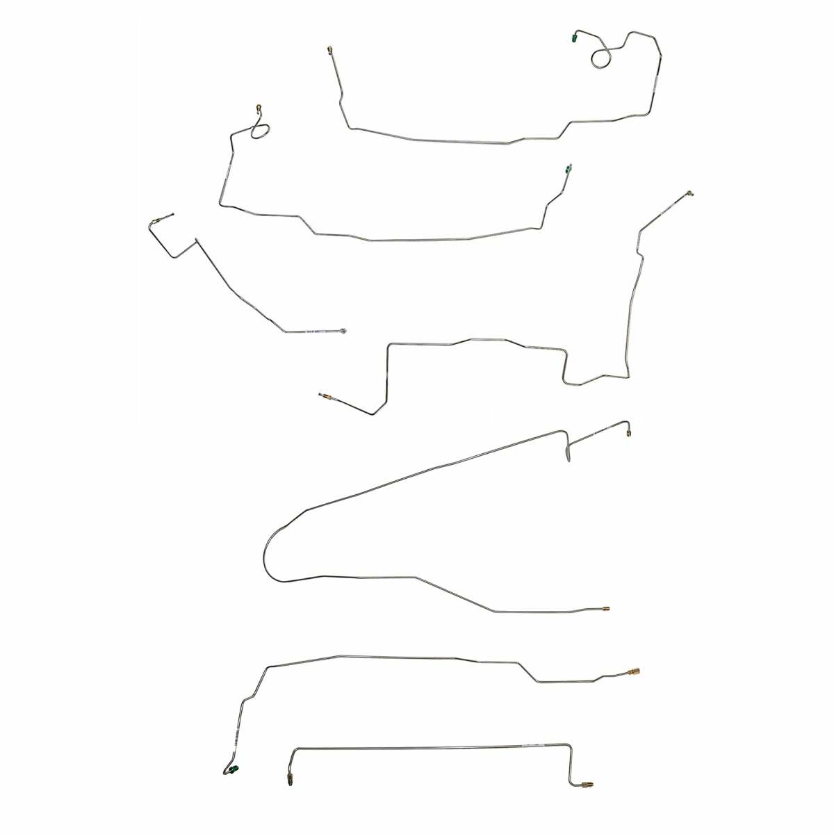 Complete Brake Line Kit for 2003-2010 Dodge Viper ABS stainless steel
