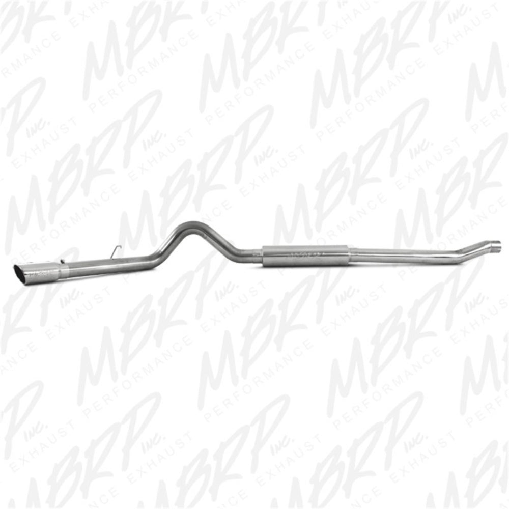 MBRP cat-back exhaust system fits 2003-2007 Ford F-350 single side exit Armor Plus Series T409 stainless steel S6208409